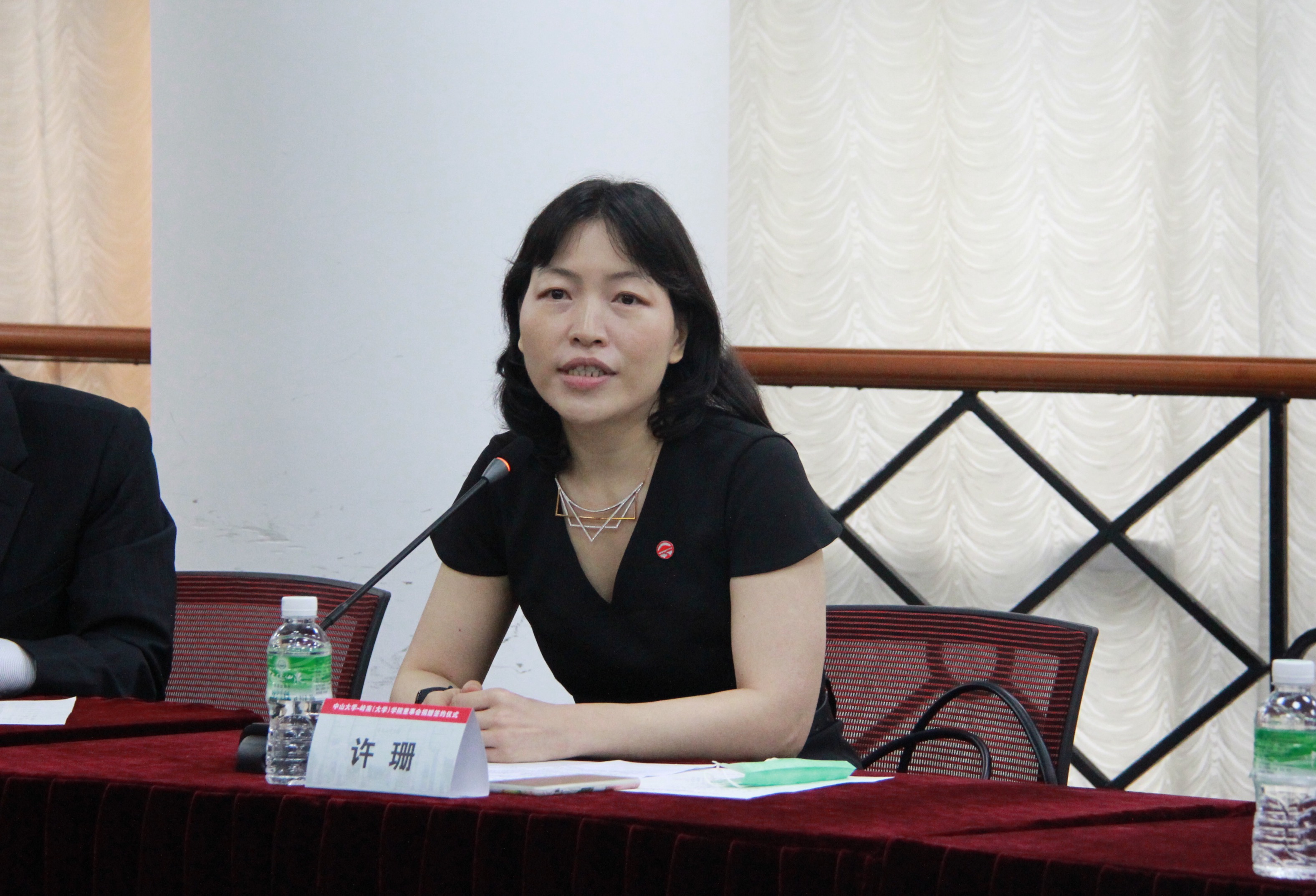 yl9193永利集团董事会顾问许珊代表捐赠方致辞